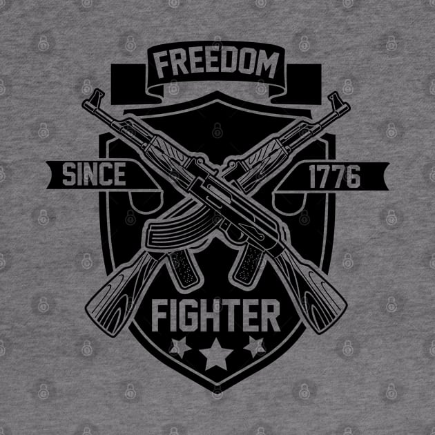 Freedom Fighter Since 1776 by Wide Design 